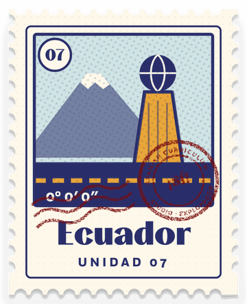 The Ecuador passport stamp
